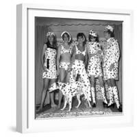 Dalmatian Fashion, Paris, 26 October 1967-null-Framed Photo