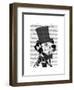 Dalmatian, Formal Hound and Hat-Fab Funky-Framed Art Print