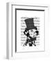 Dalmatian, Formal Hound and Hat-Fab Funky-Framed Art Print