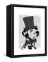 Dalmatian, Formal Hound and Hat-Fab Funky-Framed Stretched Canvas
