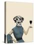 Dalmatian Wine Snob-Fab Funky-Stretched Canvas