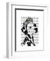 Dalmatian with Tiara-Fab Funky-Framed Art Print