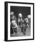 Dalmatians Nedo, Sussex, Smokie, Checkers, and Bingo Bango Belonging to Boston Fire Department-Alfred Eisenstaedt-Framed Photographic Print