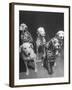 Dalmatians Nedo, Sussex, Smokie, Checkers, and Bingo Bango Belonging to Boston Fire Department-Alfred Eisenstaedt-Framed Photographic Print