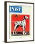 "Dalmatians," Saturday Evening Post Cover, July 17, 1943-Rutherford Boyd-Framed Giclee Print