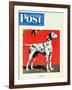 "Dalmatians," Saturday Evening Post Cover, July 17, 1943-Rutherford Boyd-Framed Giclee Print