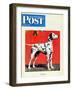 "Dalmatians," Saturday Evening Post Cover, July 17, 1943-Rutherford Boyd-Framed Giclee Print