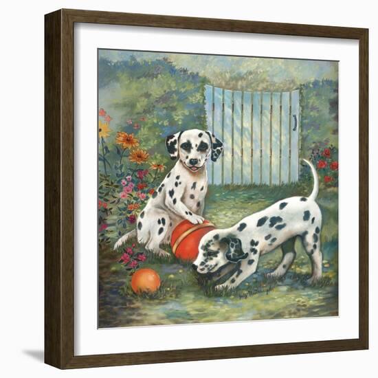 Dalmatians-Judy Mastrangelo-Framed Giclee Print