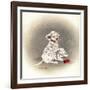 Dalmation 2 - Curiosity-Peggy Harris-Framed Premium Giclee Print