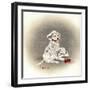 Dalmation 2 - Curiosity-Peggy Harris-Framed Giclee Print