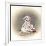 Dalmation 2 - Curiosity-Peggy Harris-Framed Giclee Print