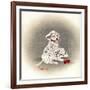 Dalmation 2 - Curiosity-Peggy Harris-Framed Giclee Print