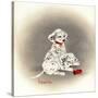 Dalmation 2 - Curiosity-Peggy Harris-Stretched Canvas