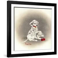 Dalmation 2 - Curiosity-Peggy Harris-Framed Giclee Print