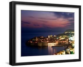 Dalmation Coast on the Adriatic Sea, Medieval Walled City of Dubrovnik, Serbia-Russell Gordon-Framed Photographic Print