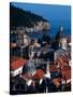 Dalmation Coast on the Adriatic Sea, Medieval Walled City of Dubrovnik, Serbia-Russell Gordon-Stretched Canvas