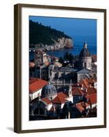 Dalmation Coast on the Adriatic Sea, Medieval Walled City of Dubrovnik, Serbia-Russell Gordon-Framed Photographic Print