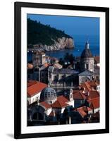 Dalmation Coast on the Adriatic Sea, Medieval Walled City of Dubrovnik, Serbia-Russell Gordon-Framed Photographic Print