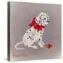 Dalmation Pup-Peggy Harris-Stretched Canvas