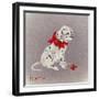 Dalmation Pup-Peggy Harris-Framed Giclee Print