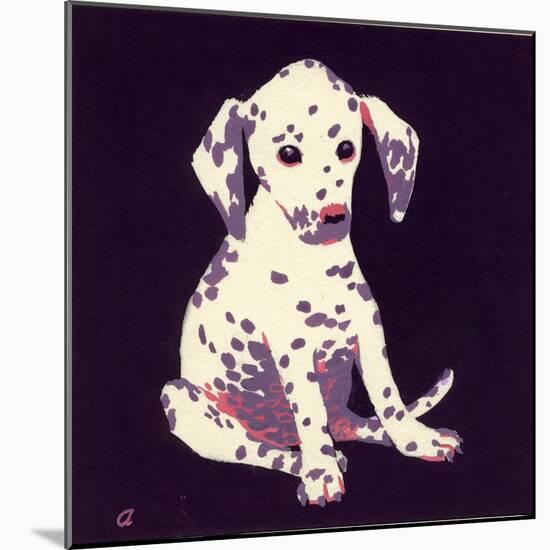 Dalmation Puppy, 1950s-George Adamson-Mounted Giclee Print