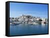 Dalt Vila, Eivissa, Ibiza, Balearic Islands, Spain, Mediterranean-Hans Peter Merten-Framed Stretched Canvas