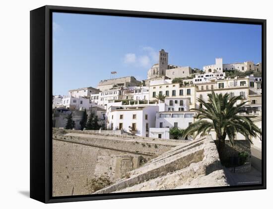 Dalt Vila, Eivissa, Ibiza, Balearic Islands, Spain, Mediterranean-Hans Peter Merten-Framed Stretched Canvas