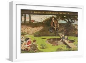 Dalton Collecting Marsh Fire Gas, 1879-93-Ford Madox Brown-Framed Giclee Print