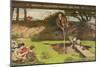 Dalton Collecting Marsh Fire Gas, 1879-93-Ford Madox Brown-Mounted Giclee Print