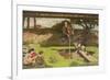 Dalton Collecting Marsh Fire Gas, 1879-93-Ford Madox Brown-Framed Giclee Print