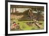 Dalton Collecting Marsh Fire Gas, 1879-93-Ford Madox Brown-Framed Giclee Print