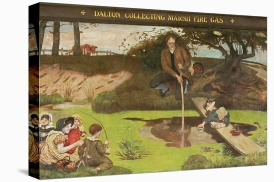Dalton Collecting Marsh Fire Gas, 1879-93-Ford Madox Brown-Stretched Canvas