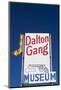 Dalton Gang Hideout and Museum Sign, Meade, Kansas, USA-Walter Bibikow-Mounted Photographic Print