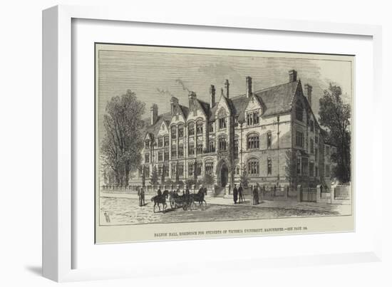 Dalton Hall, Residence for Students of Victoria University, Manchester-Frank Watkins-Framed Giclee Print