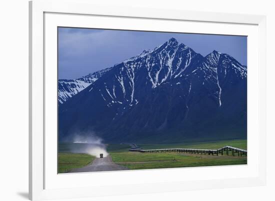 Dalton Highway and Brooks Range-null-Framed Photographic Print