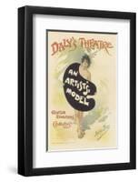 Daly's Theatre, An Artist's Model (Musical Comedy)-Julius Price-Framed Premium Giclee Print