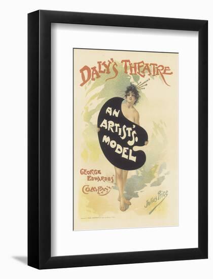 Daly's Theatre, An Artist's Model (Musical Comedy)-Julius Price-Framed Premium Giclee Print