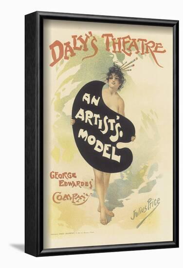 Daly's Theatre, An Artist's Model (Musical Comedy)-Julius Price-Framed Art Print