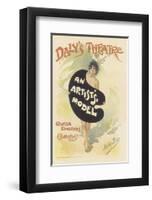 Daly's Theatre, An Artist's Model (Musical Comedy)-Julius Price-Framed Art Print