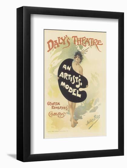 Daly's Theatre, An Artist's Model (Musical Comedy)-Julius Price-Framed Art Print