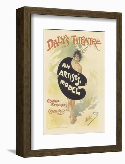 Daly's Theatre, An Artist's Model (Musical Comedy)-Julius Price-Framed Art Print