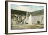 Dam, Croton on Hudson-null-Framed Art Print