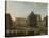 Dam in Amsterdam with the New Town Hall under Construction-Jacob van der Ulft-Stretched Canvas