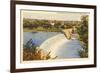 Dam on Scioto River, Columbus, Ohio-null-Framed Premium Giclee Print
