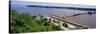 Dam over a River, Lock and Dam 11, Eagle Point Park, Dubuque, Iowa, USA-null-Stretched Canvas