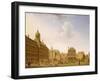 Dam Square - Amsterdam, 1782-Isaak Ouwater-Framed Giclee Print