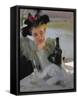 Dam Vid Cafe, 1894-Anders Leonard Zorn-Framed Stretched Canvas