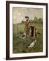 Dama Con Sombrilla, 1880-1888-Francisco Miralles-Framed Giclee Print