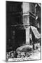 Damage after a Raid by German Gotha Bombers, Paris, 11th March 1918-null-Mounted Giclee Print