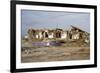 Damage Caused to Houses by Hurricane Katrina-John Cancalosi-Framed Photographic Print